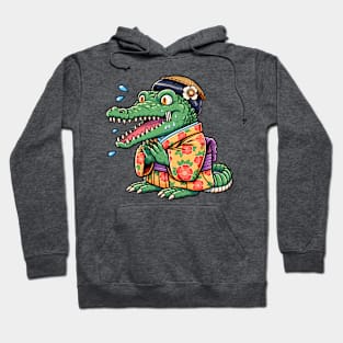 Anxiety crocodile Hoodie